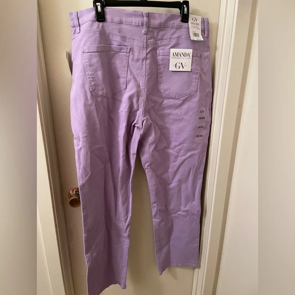 Lilac Gloria Vanderbilt Jeans - Picture 2 of 4